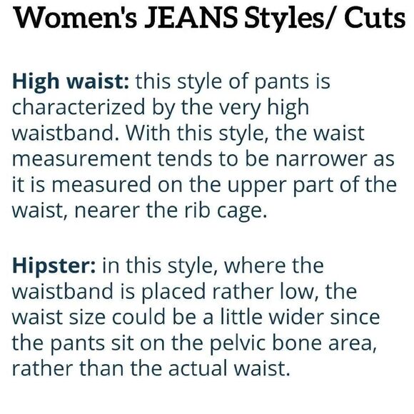 JEANS HELP GUIDE 👖🤔💭 🔴DO NOT BUY - Picture 7 of 9